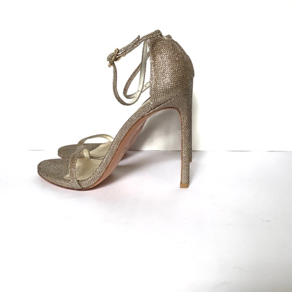 Stuart Weitzman NUDIST STRAP HEELS 9 - Picture 4 of 15